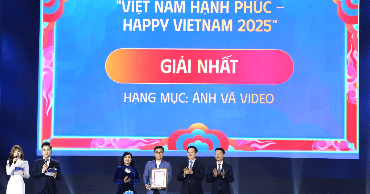 36 tác phẩm xuất sắc được vinh danh tại Giải thưởng 'Việt Nam Hạnh phúc'