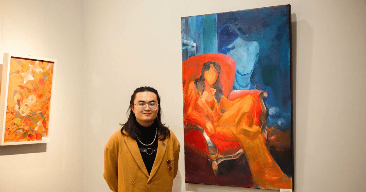 Họa sĩ trẻ Nguyễn Đức Thắng: 'Nghệ thuật chỉ thực sự sống khi người nghệ sĩ không ngừng mở rộng giới hạn của chính mình'