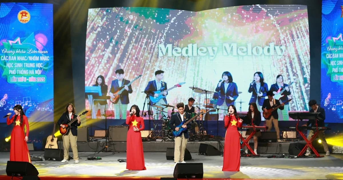 Âm nhạc nuôi dưỡng tâm hồn học trò