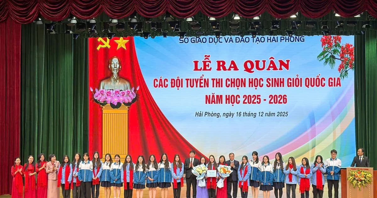 Hải Phòng ra quân các đội tuyển thi chọn học sinh giỏi quốc gia