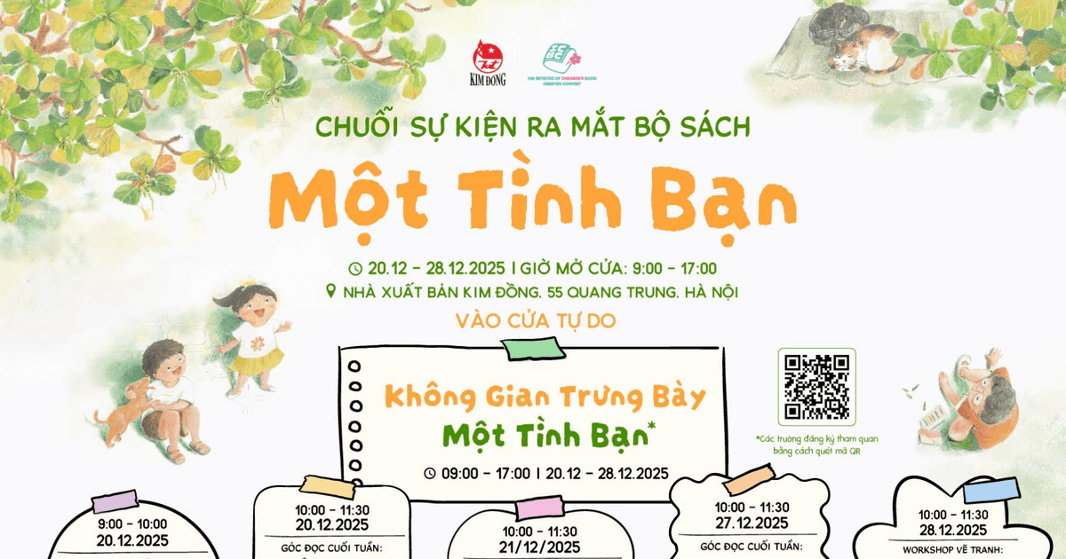NXB Kim Đồng cho ra mắt bộ sách tranh thiếu nhi 'Một tình bạn'