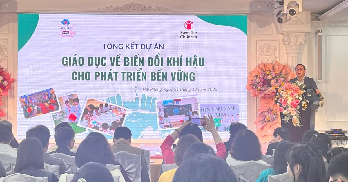 Tổng kết Dự án Giáo dục biến đổi khí hậu cho phát triển bền vững