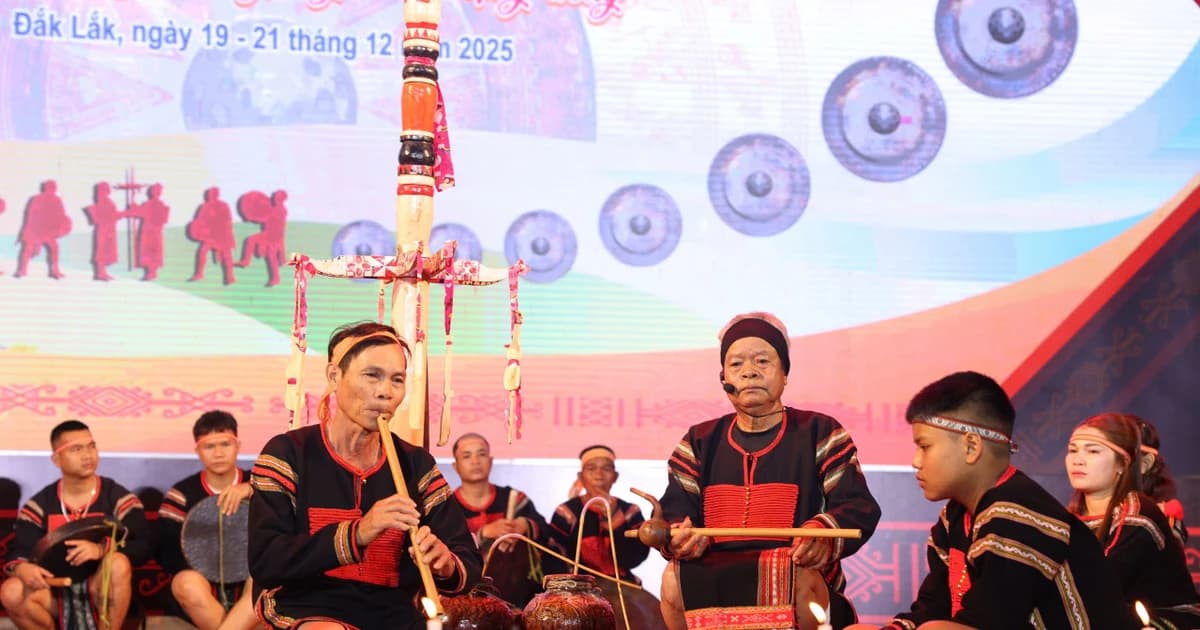 Liên hoan Văn hóa Cồng chiêng Đắk Lắk 2025 lan tỏa bản sắc nguồn cội