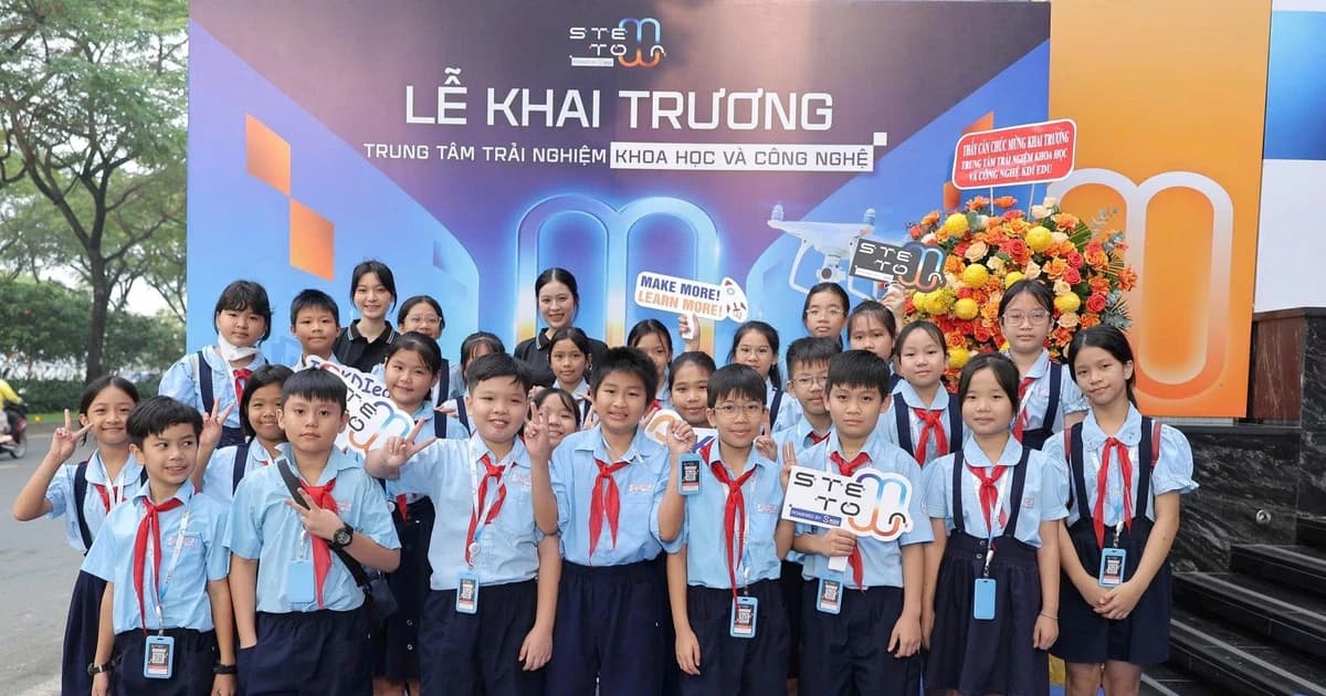 Đưa khoa học và công nghệ đến gần học sinh qua trải nghiệm thực tế