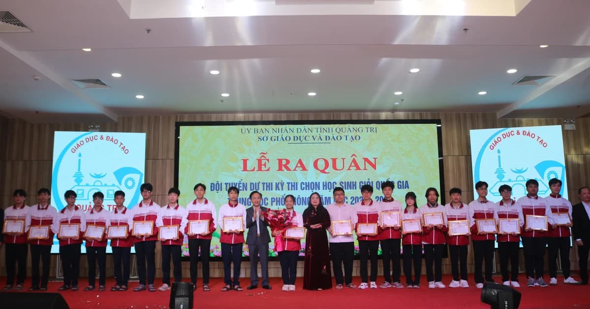 174 học sinh Quảng Trị sẵn sàng bước vào Kỳ thi học sinh giỏi quốc gia