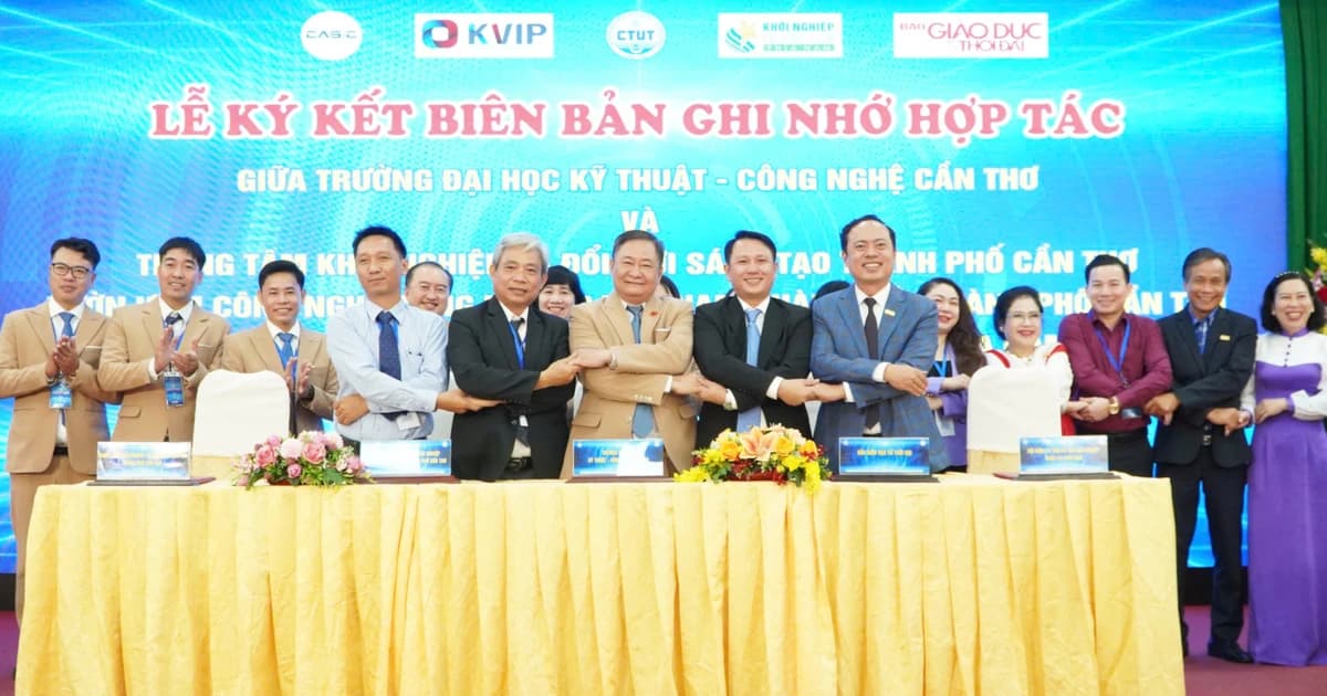 Báo GD&TĐ cùng Trường ĐH Kỹ thuật - Công nghệ Cần Thơ ký kết hợp tác toàn diện