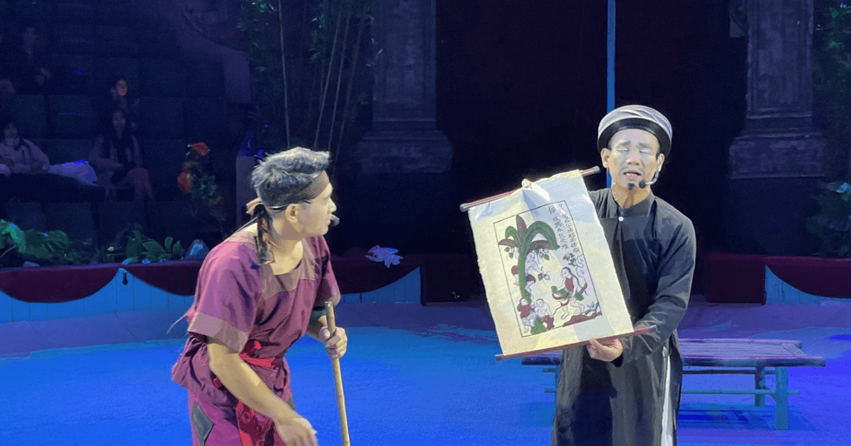 'Xiếc Họa Đông Hồ' đưa tranh dân gian hòa cùng sân khấu đương đại