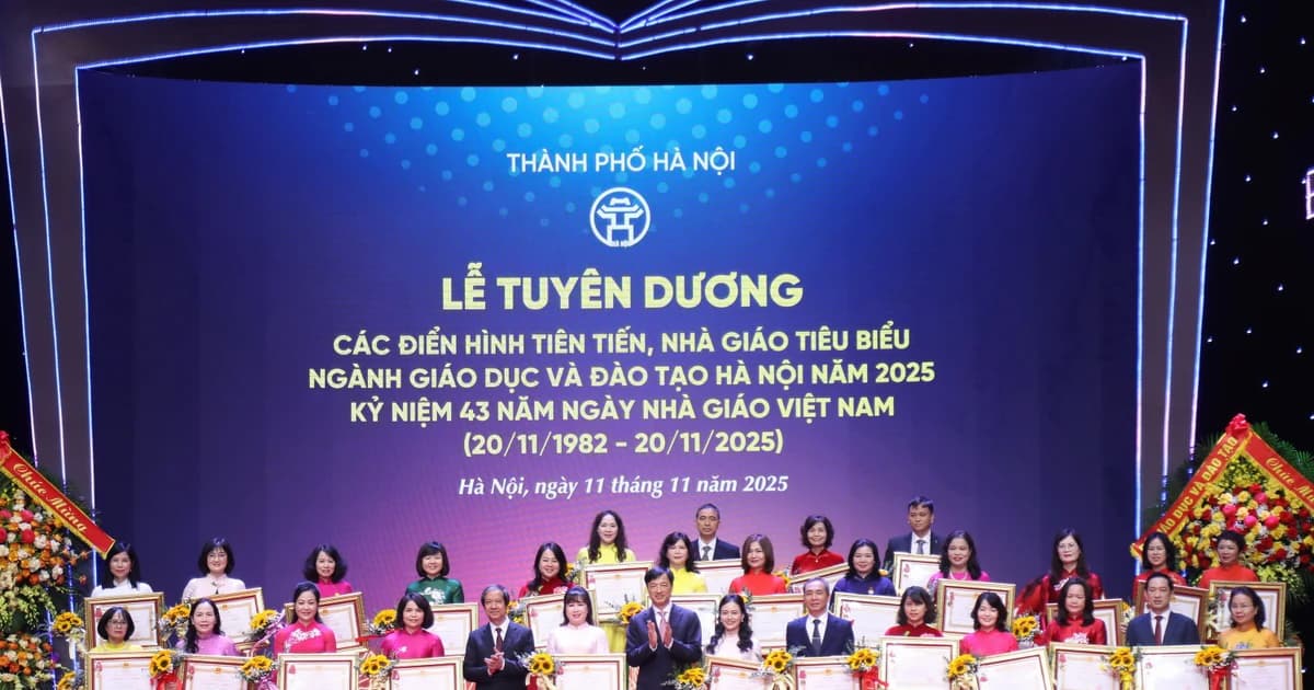 Sở GD&ĐT Hà Nội công khai 32 cá nhân đề nghị xét tặng danh hiệu Nhà giáo ưu tú