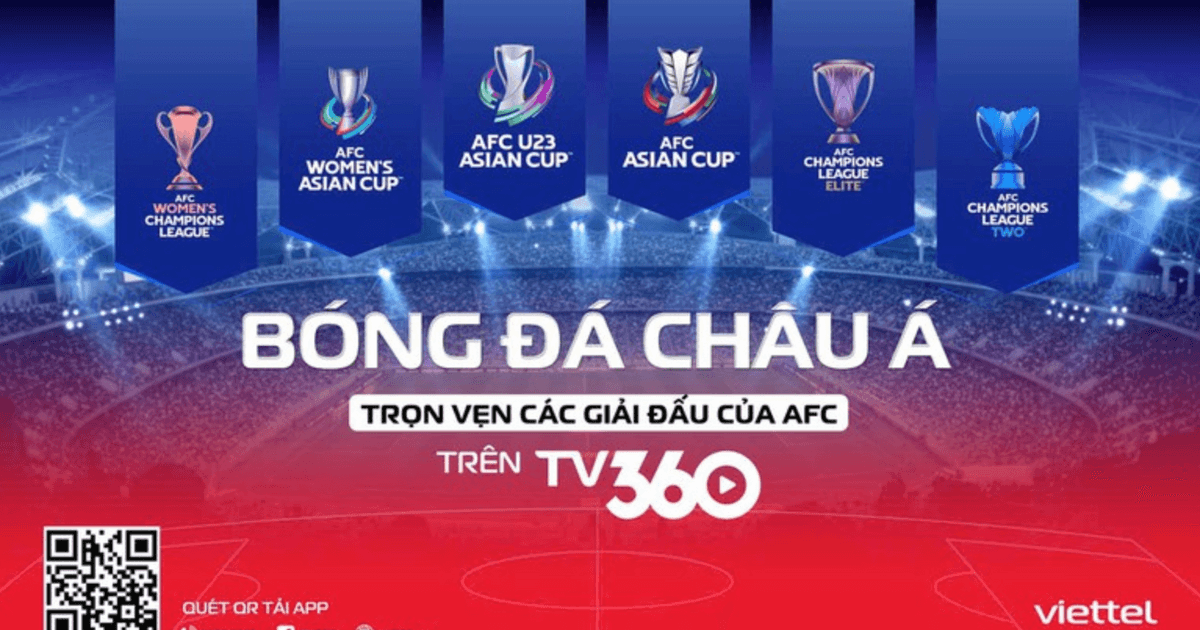 TV360 trở thành đơn vị phát sóng các giải đấu AFC tại Việt Nam
