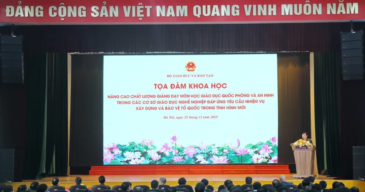 Nâng cao chất lượng giảng dạy GDQPAN trong các cơ sở giáo dục nghề nghiệp