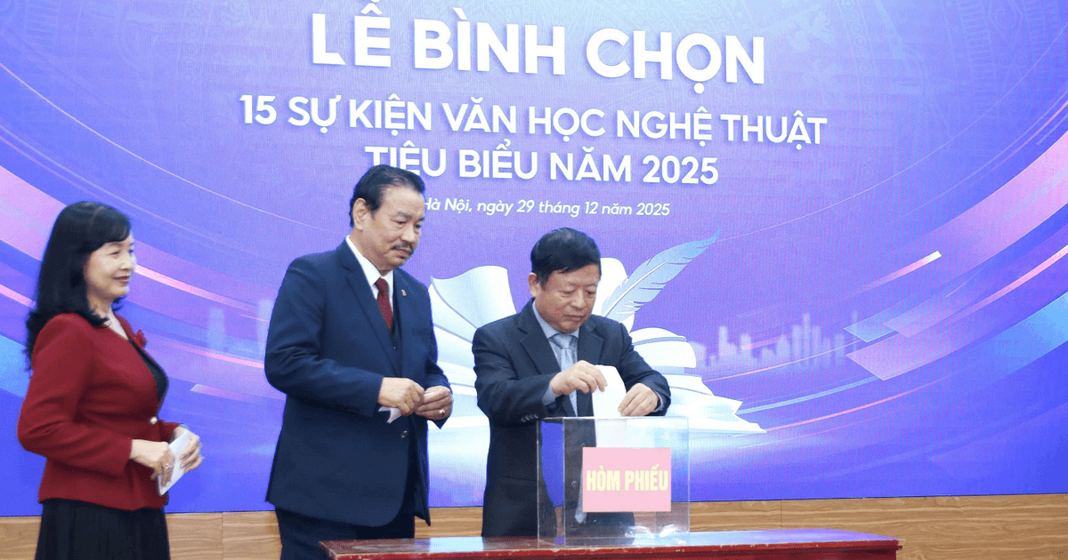 Bình chọn 15 sự kiện Văn học nghệ thuật tiêu biểu năm 2025