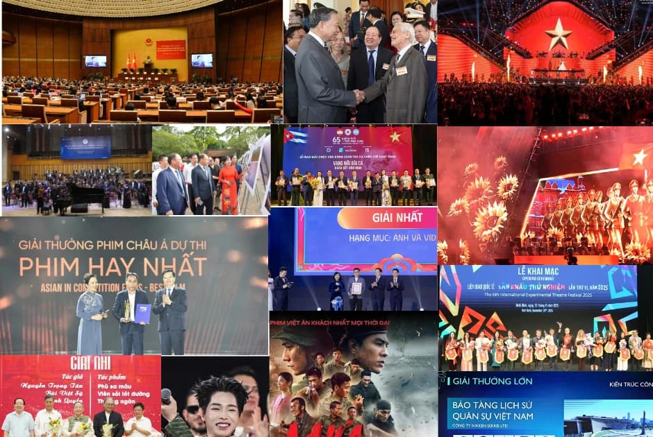 'Đến với Con đường tương lai' và 'Mưa đỏ' lọt Top 15 văn học nghệ thuật 2025