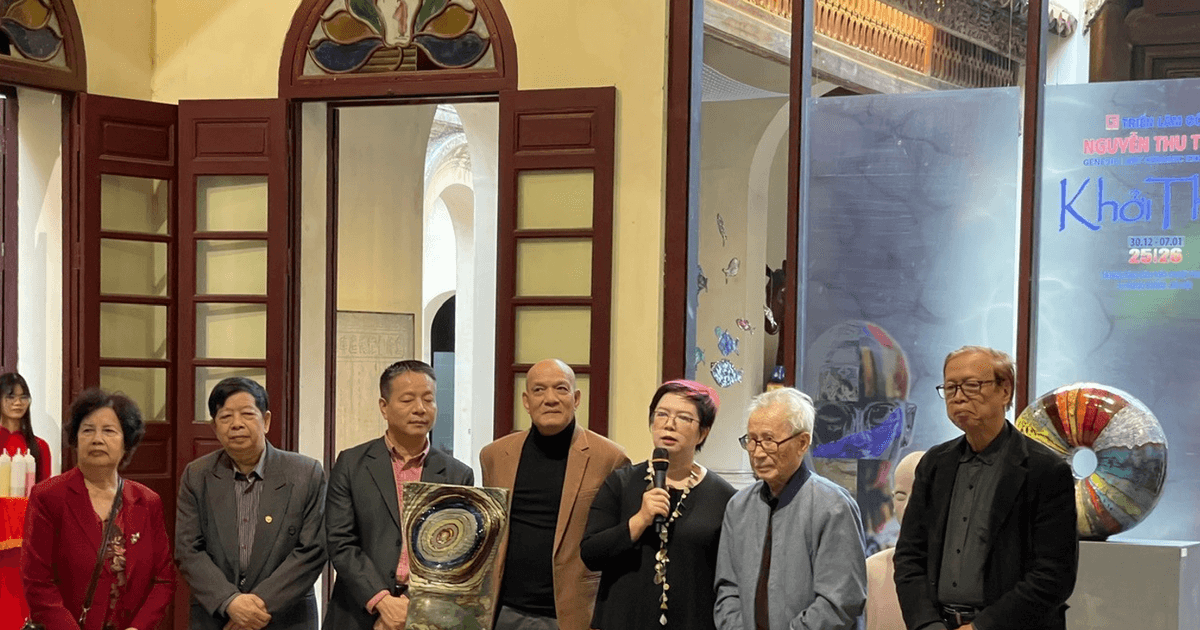 Nghệ sĩ Nguyễn Thu Thủy chính thức ra mắt triển lãm gốm 'Khởi Thủy'