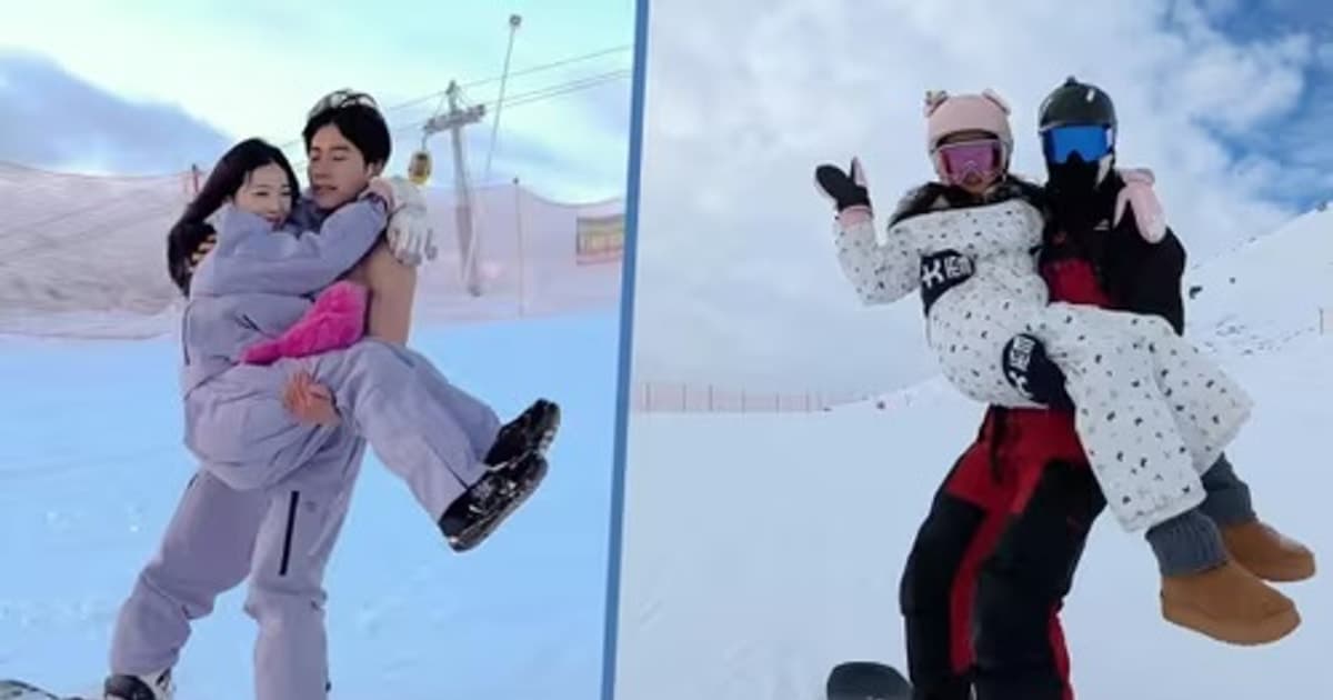 Dịch vụ bế khách trượt tuyết ‘kiểu công chúa’ tại Trung Quốc gây tranh cãi