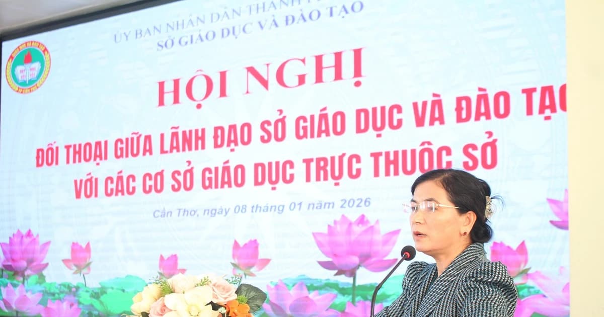 Lãnh đạo Sở GD&ĐT TP Cần Thơ đối thoại với các cơ sở giáo dục trực thuộc