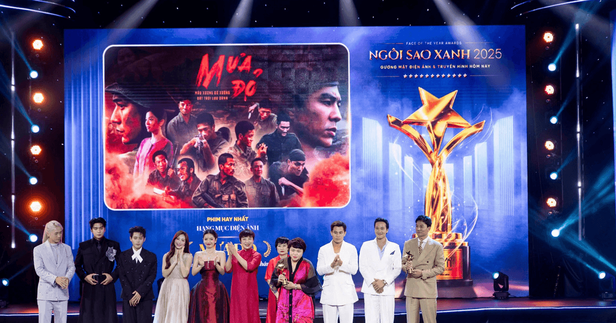 'Mưa đỏ' thắng lớn tại Ngôi Sao Xanh 2025 với 6 cúp vàng