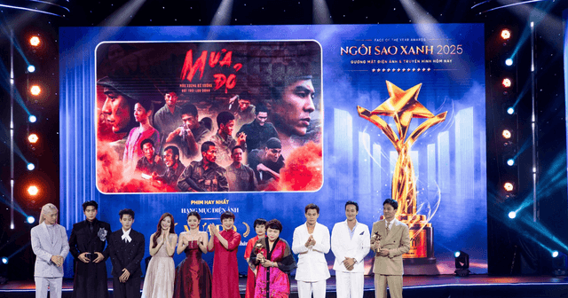 'Mưa đỏ' thắng lớn tại Ngôi Sao Xanh 2025 với 6 cúp vàng