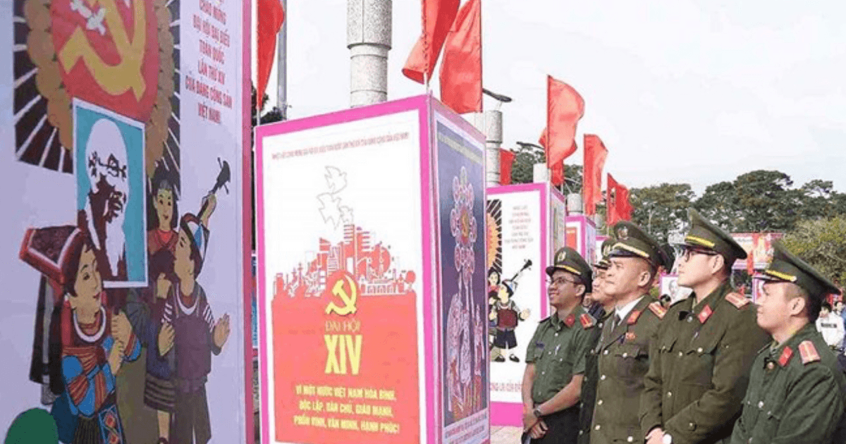 Tổ chức triển lãm và tuần phim chào mừng thành công Đại hội XIV của Đảng