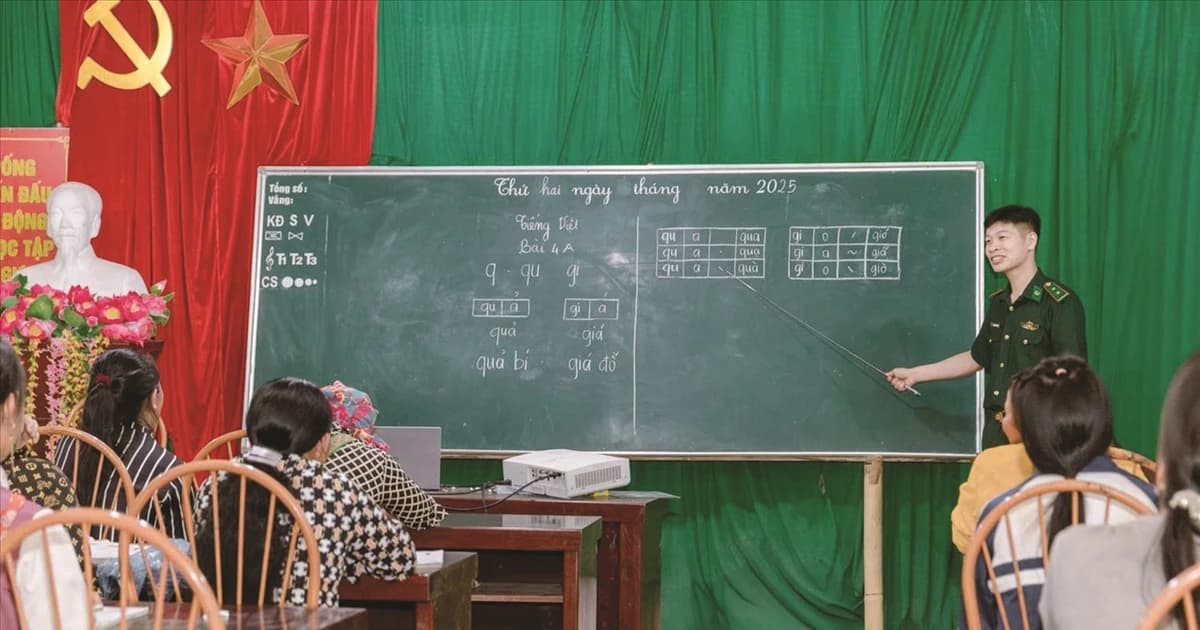 Ánh đèn xóa mù chữ, giữ biên cương ở Lùng Chin Thượng