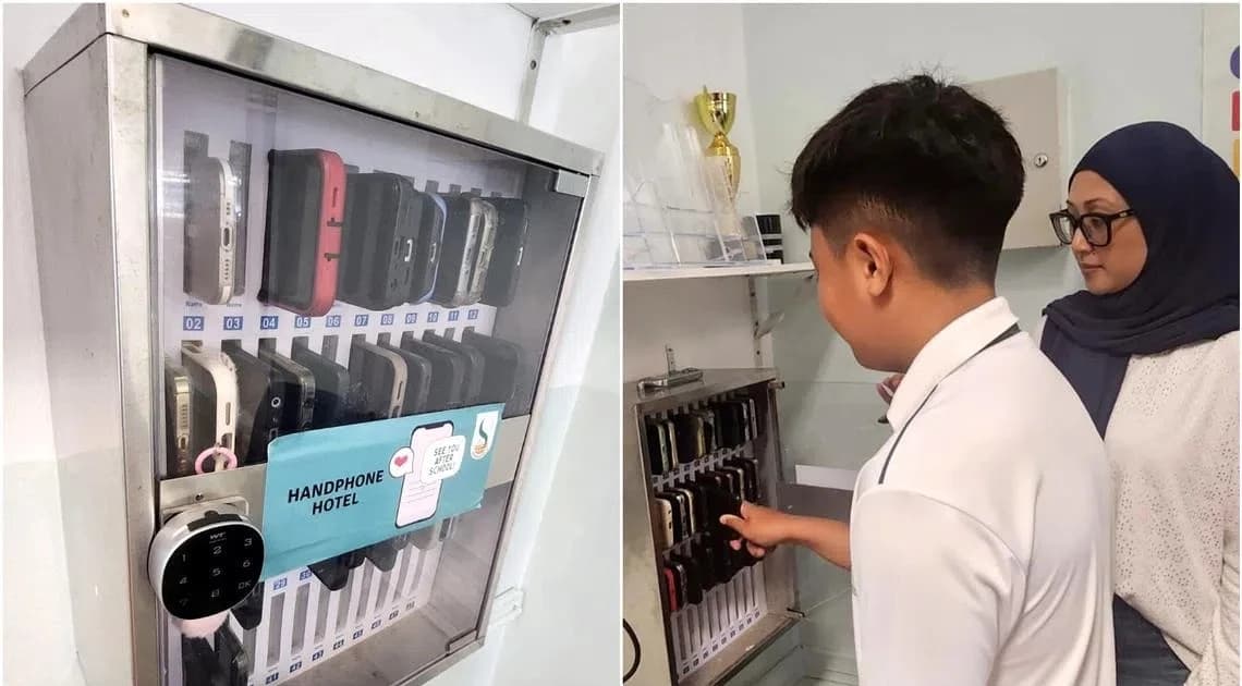 Tủ khóa điện thoại ở Singapore: Giải pháp 'giảm nghiện' công nghệ