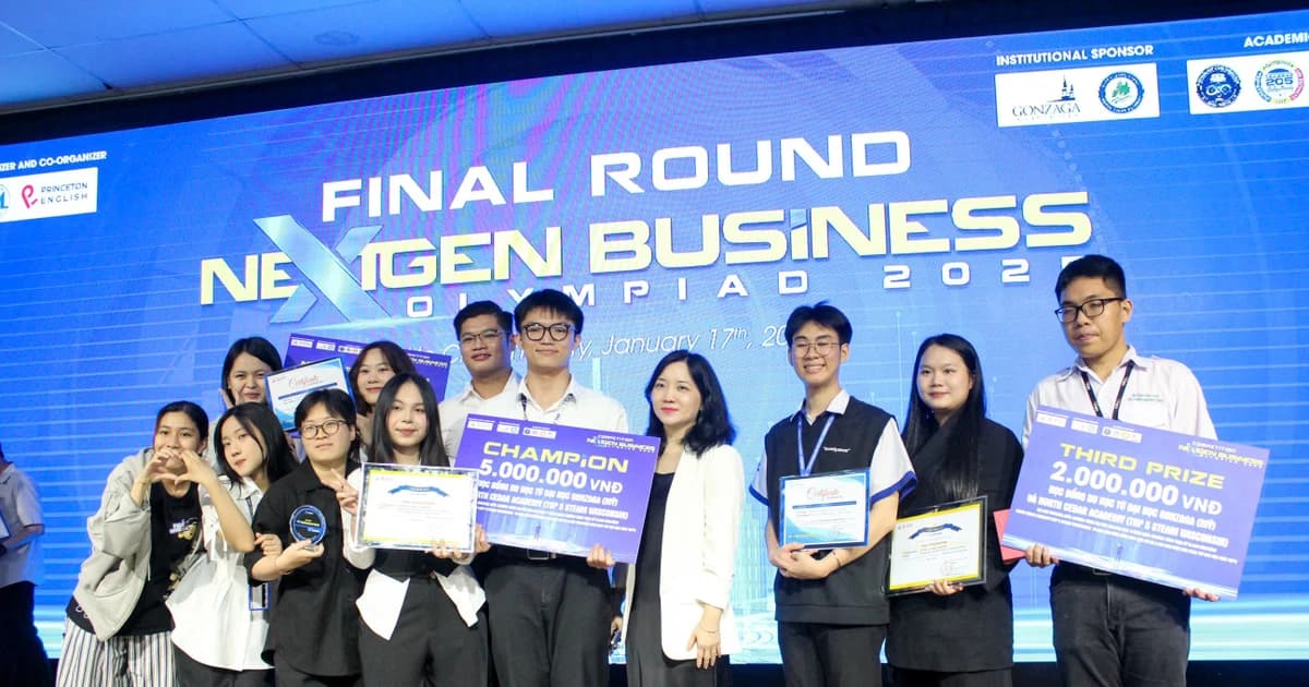 Sinh viên UFM giành giải Nhất sân chơi kinh doanh quốc tế