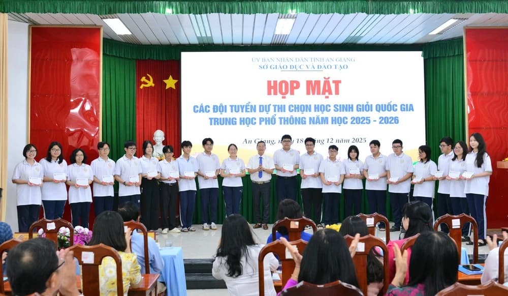 An Giang có 89 học sinh đạt giải kỳ thi chọn Học sinh giỏi quốc gia THPT