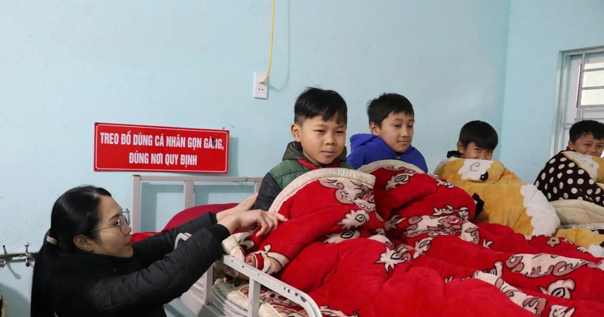 Trường học vùng biên Tuyên Quang giữ ấm, duy trì nhịp học những ngày rét đậm