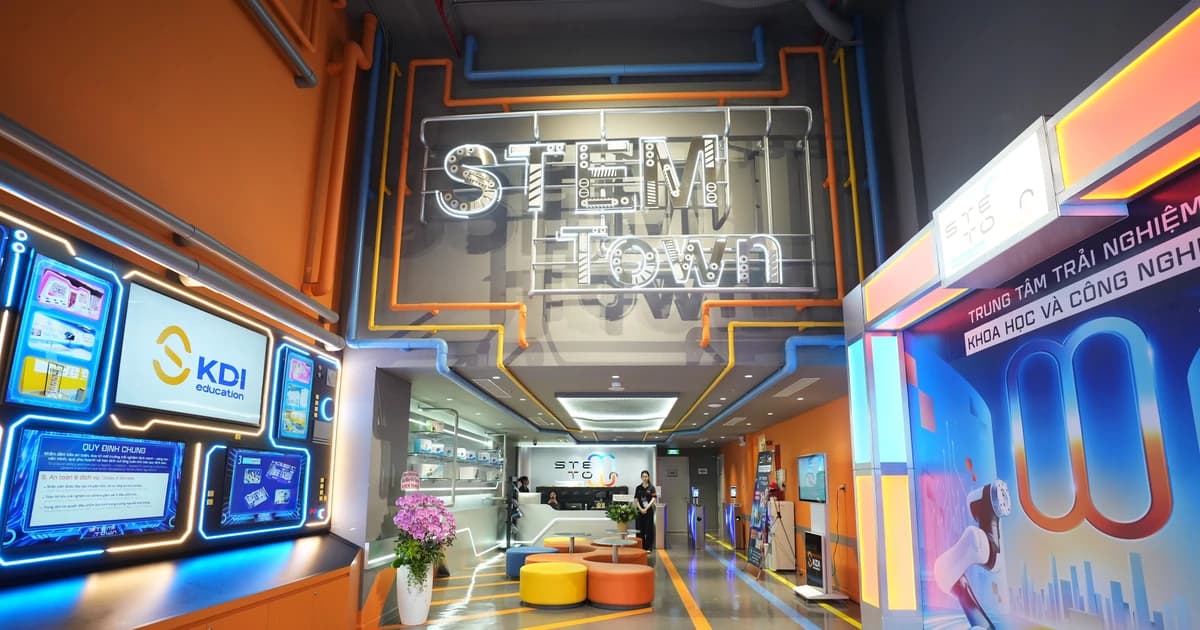 STEM TOWN-Kết nối khoa học công nghệ với giáo dục trải nghiệm cho học sinh