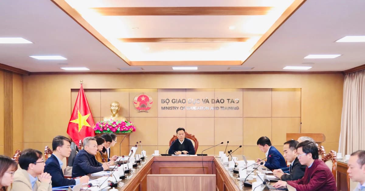 Bộ GD&ĐT xúc tiến xây dựng Đề án trường chất lượng cao