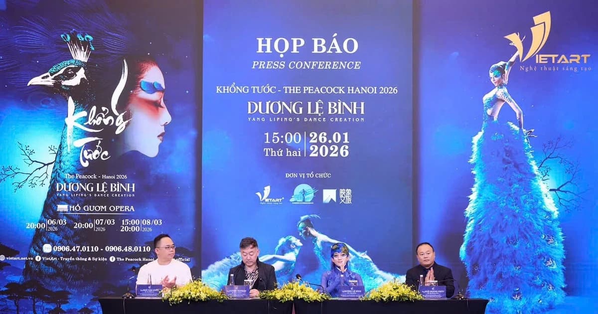 'Chim công làng múa' Dương Lệ Bình lần đầu tiên mang 'Khổng Tước' đến Hà Nội