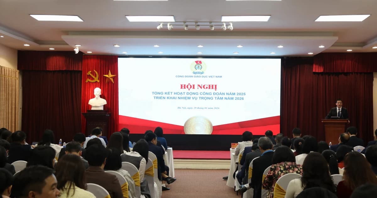 Công đoàn Giáo dục Việt Nam triển khai nhiệm vụ năm 2026