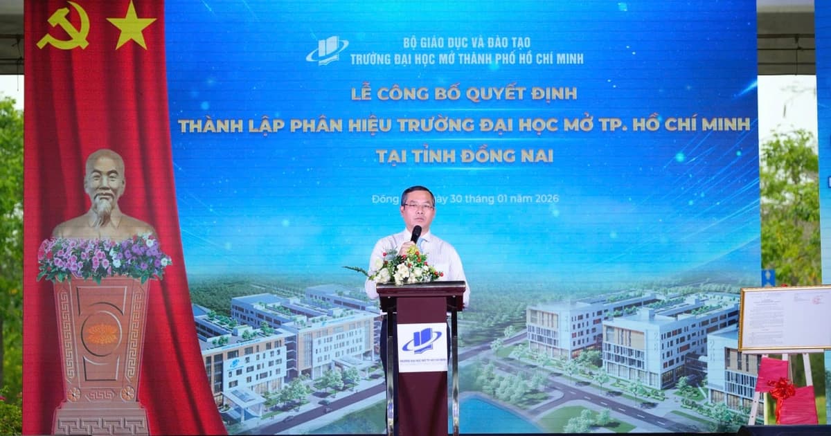 Trường Đại học Mở TPHCM công bố quyết định thành lập phân hiệu ở Đồng Nai