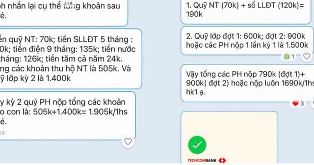 Làm rõ phản ánh thu quỹ, tiền học liên kết tại Trường Tiểu học Kim Liên