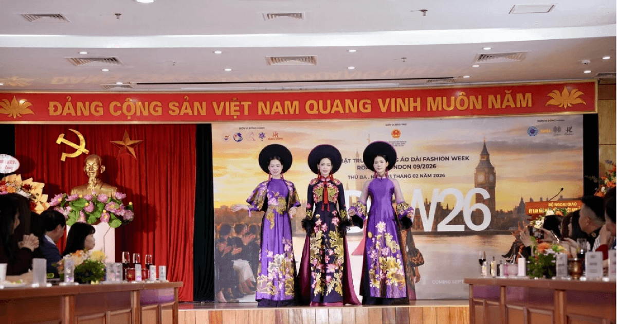 Áo dài Việt Nam lần đầu sải bước tại Tuần lễ Thời trang London 2026