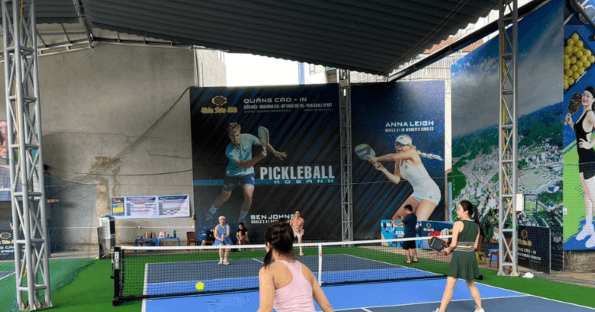 Cơn sốt pickleball: Sân chơi mới nở rộ trong các chung cư cao tầng