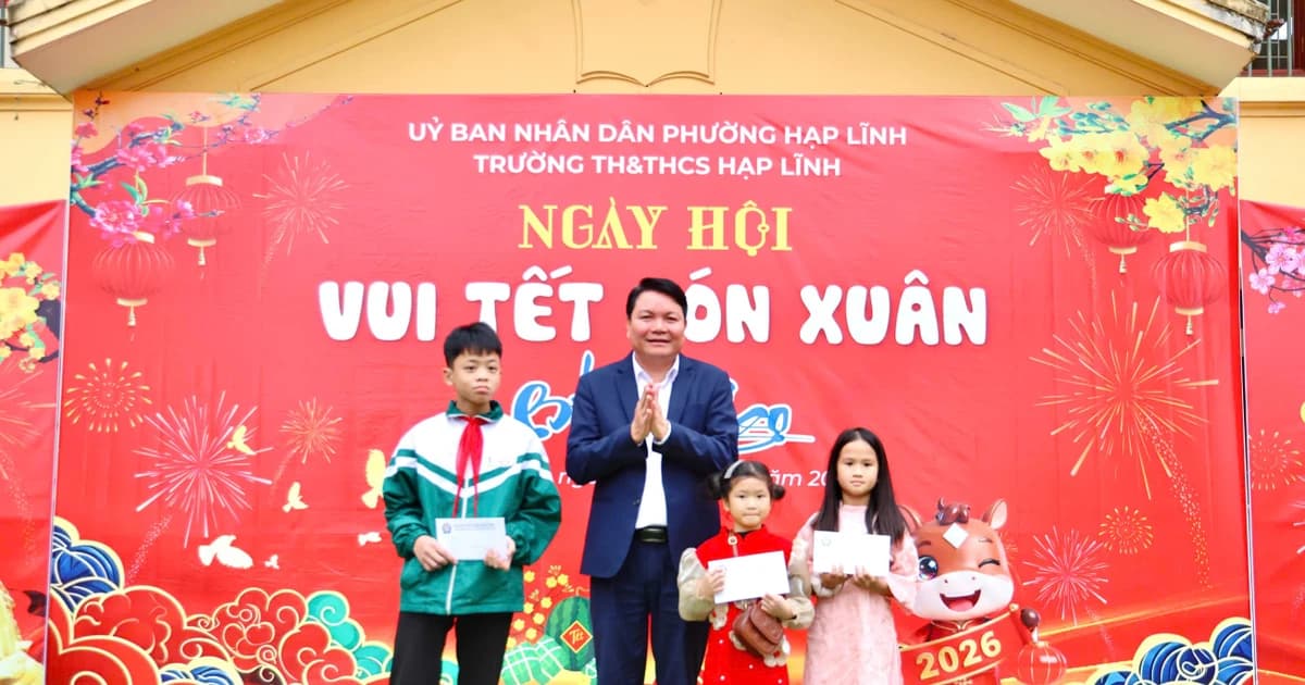 Bắc Ninh lan tỏa yêu thương cho học sinh 'vui Tết đón xuân'