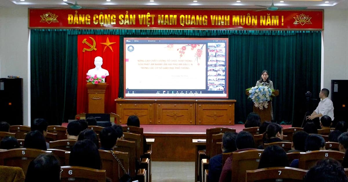 Hàng nghìn giáo viên Hưng Yên khắc phục lỗi phát âm nhầm lẫn L/N