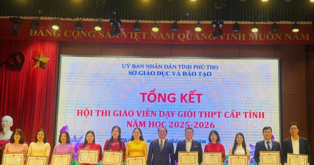 Phú Thọ công nhận 216 giáo viên THPT dạy giỏi cấp tỉnh
