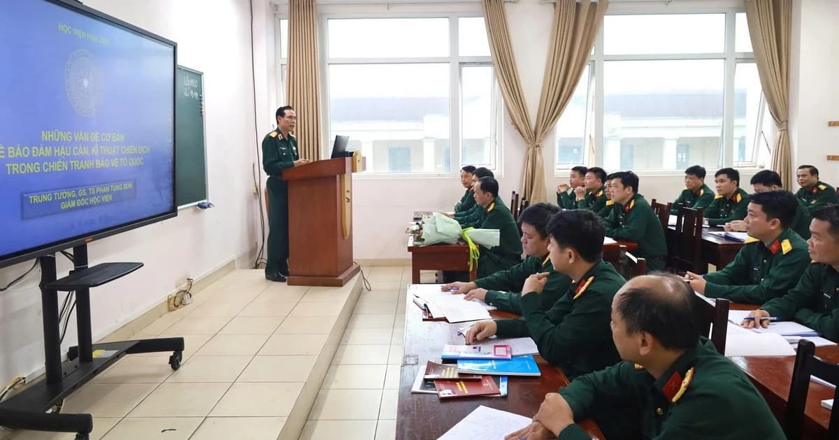 Đột phá nâng cao chất lượng đào tạo ở Học viện Hậu cần