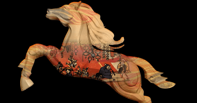 Lần đầu trình diễn mapping tại Đường hoa Nguyễn Huệ Tết Bính Ngọ 2026