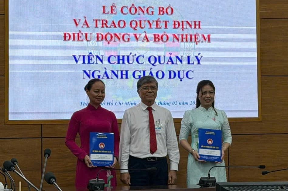 TPHCM bổ nhiệm hiệu trưởng, phó hiệu trưởng trường THPT