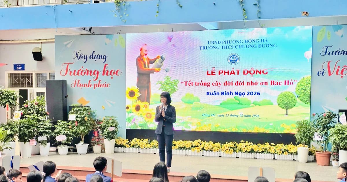Gieo 'mầm xanh' cho trường lớp từ những điều gần gũi