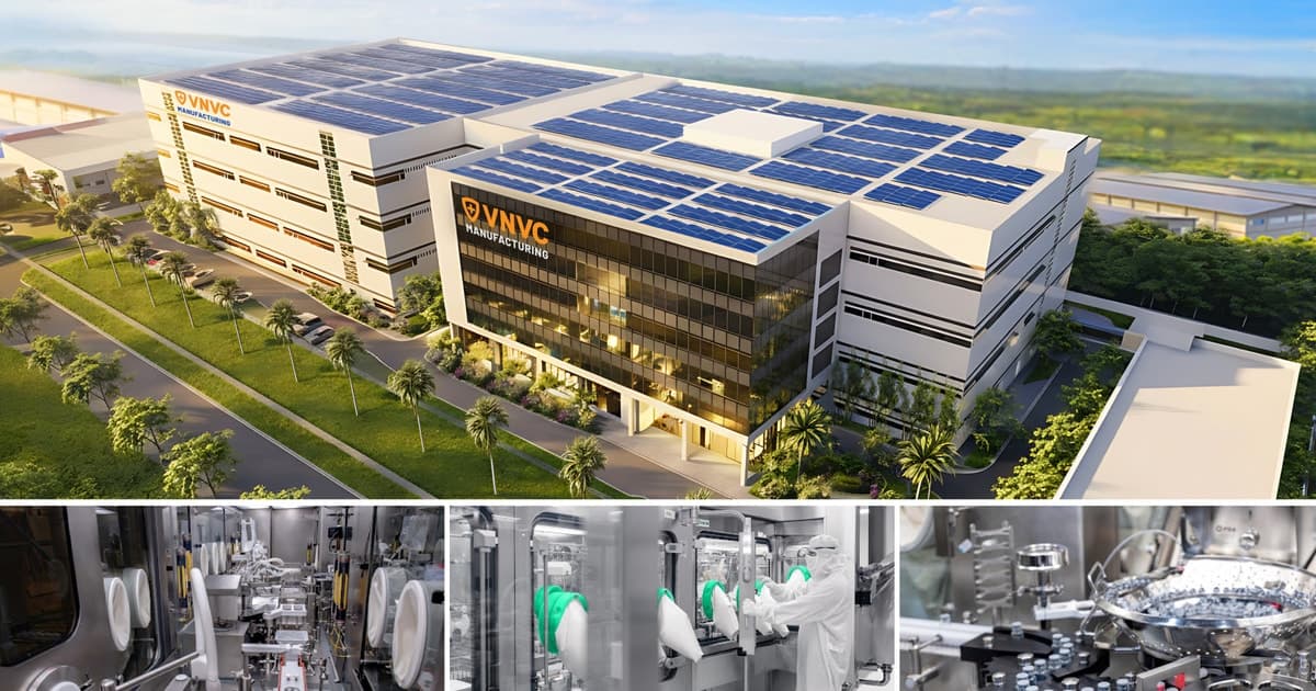 VNVC đầu tư dây chuyền sản xuất vắc xin ứng dụng robot hiện đại hàng đầu thế giới