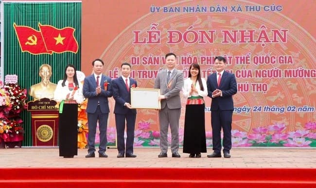 ‘Lễ hội Tết Doi’ của người Mường được công nhận Di sản quốc gia