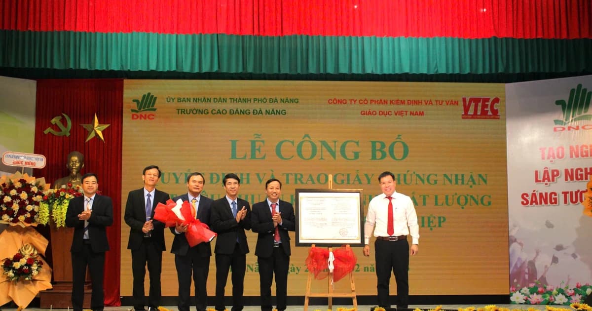 Trường CĐ Đà Nẵng khẳng định vị thế cơ sở giáo dục nghề nghiệp chất lượng cao