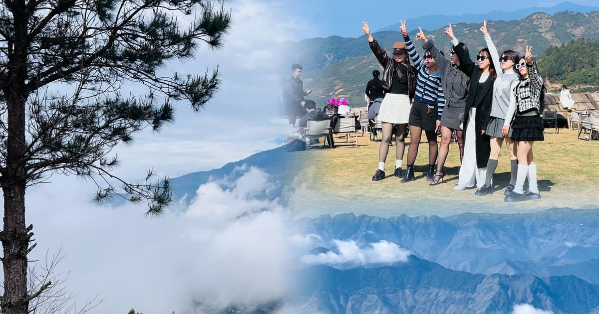 Giới trẻ rủ nhau lên Tà Xùa săn mây dịp đầu năm