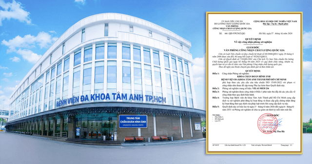 Bệnh viện Tâm Anh đạt chuẩn ISO về chẩn đoán hình ảnh đầu tiên tại miền Nam