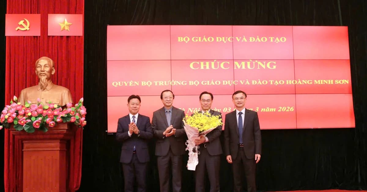 Phân công nhiệm vụ của Quyền Bộ trưởng và các Thứ trưởng Bộ GD&ĐT