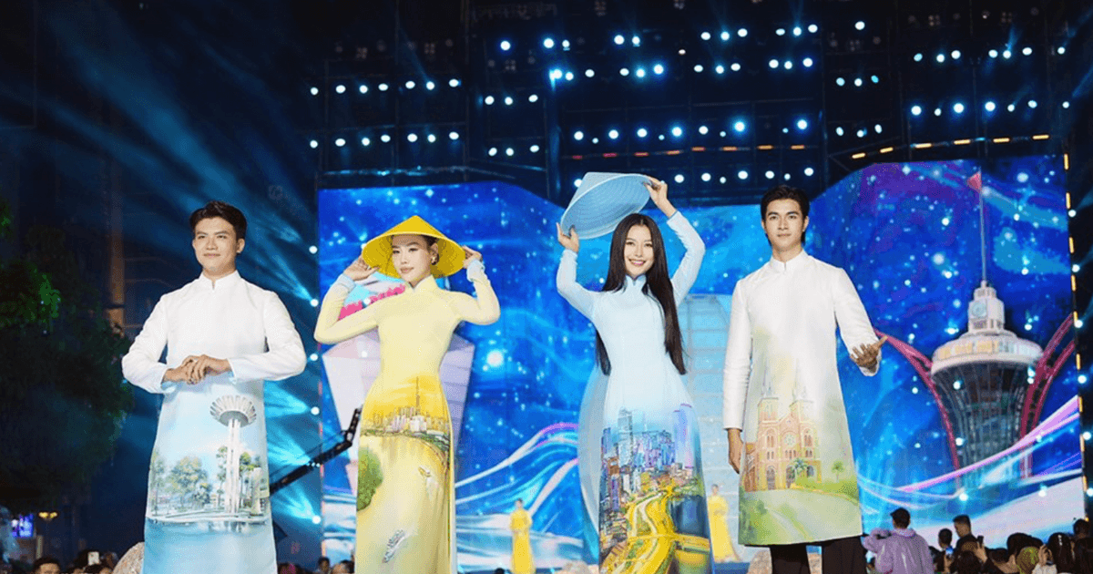 Ấn tượng đêm khai mạc Lễ hội Áo dài TP.HCM lần thứ 12