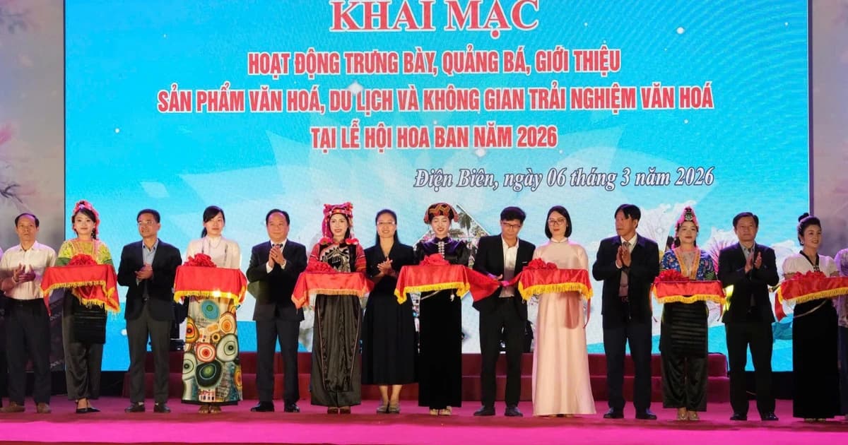 Gần 300 gian trưng bày sản phẩm văn hóa du lịch tại Lễ hội Hoa Ban 2026